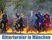 Ritter in München. 2. Freies Ritterturney zu München mit der 2. Freien Feldschlacht 2008  (Foto: Ingrid Grossmann)